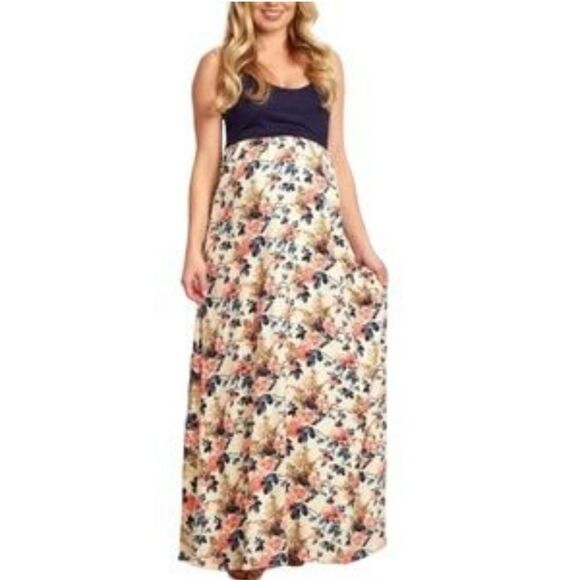 Pinkblush Maternity Dress Size L - Picture 1 of 10